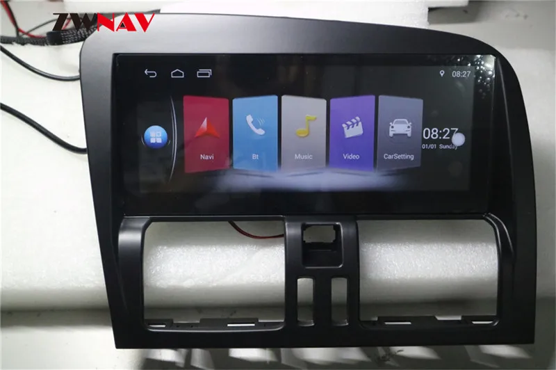 Best ZWNAV Android 7 Systen Car DVD Player For Volvo XC60 2009 2010 2011 2012 Left Steering Wheel Car GPS Multimedia Navigation 10
