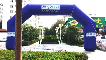 

Free shipping 8m*4.8m inflatable finish line arch for advertising