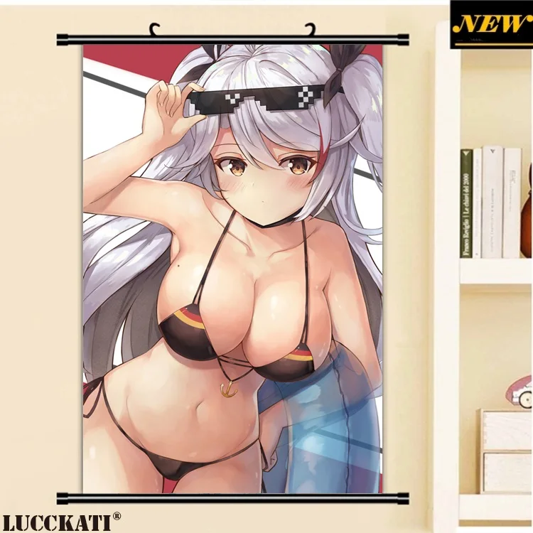 4yande.re 446008 azur_lane bikini cleavage megane motokonut prinz_eugen_(azur_lane) swimsuits_