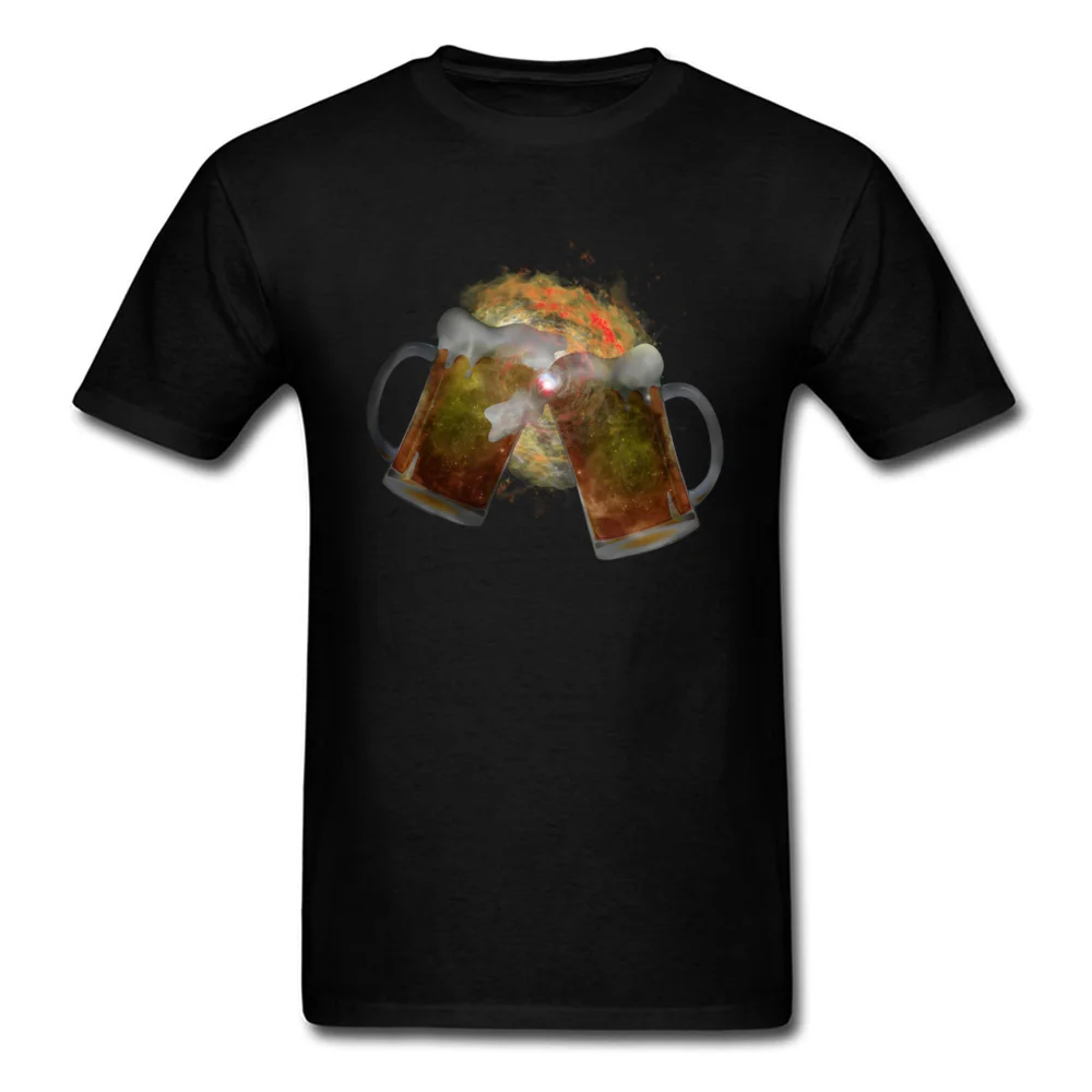Big Bang Beer T-shirts Short Sleeve Classic 2018 Hot Sale Men VALENTINE DAY Tops & Tees Classic Tops Tees O-Neck 100% Cotton Big Bang Beer black