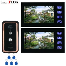 Rfid Keyfobs Access Control 7 Inch Video Intercom Deurintercom Kleur Visuele Familie Video Deur Entry Telefoontje Systeem