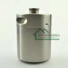 2 литра мини-бочонок Ворчун нержавеющий винный горшок нержавеющий пивной Ворчун 64 унций-Небьющийся кег для Домашнего Пива для пивного бара
