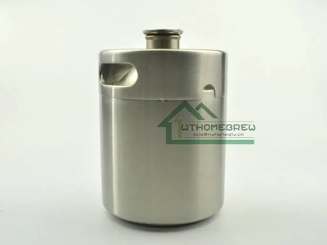 

2 Liters Mini-keg Growler stainless wine pot Stainless Beer Growlers 64 oz - Unbreakable Homebrew keg for beer bar