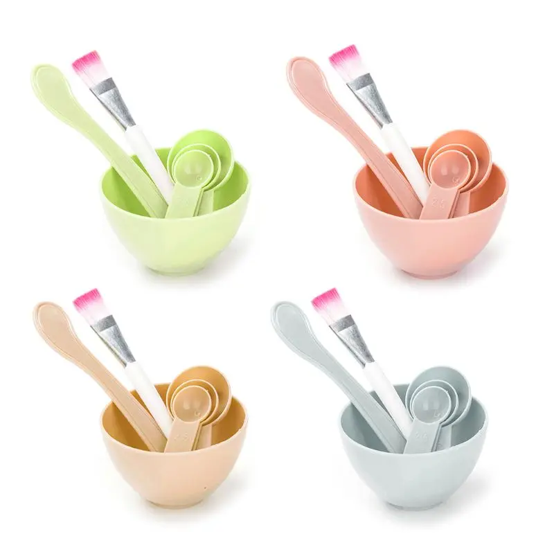 

DIY Makeup Tool Beauty Facial Face Mask Bowl Brush 6 pieces full suit Mixed Measuring Rod Spoon Kit
