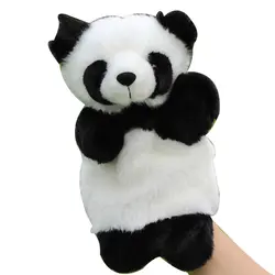 Ручной кукольный черный и белый мультфильм Животные панда ручной кукольный ребенок Дети Раннее Обучение плюшевые игрушки куклы для детей