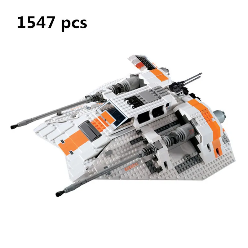 

New Lepin 05084 Star Series Wars The Snowspeeder Set Self-Lock Building Blocks Bricks Boy Toys Children Model Gifts 10129 Alien