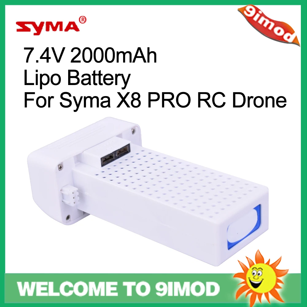 Оригинальный Дрон Syma X8 PRO RC 7 4 в 2000 мАч Lipo аккумулятор большой емкости
