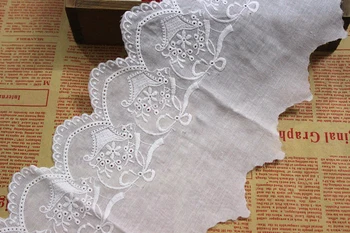 10 yard 14cm 5.51" wide ivory cotton fabric embroidery tapes lace trim ribbon i8wn3 free ship
10 yard 14cm 5.51" wide ivory cotton fabric embroidery tapes lace trim ribbon i8wn3 free ship