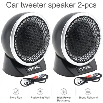 

2pcs 150W Universal High Efficiency Super Silk Dome Car Tweeter Speakers for Car Audio System