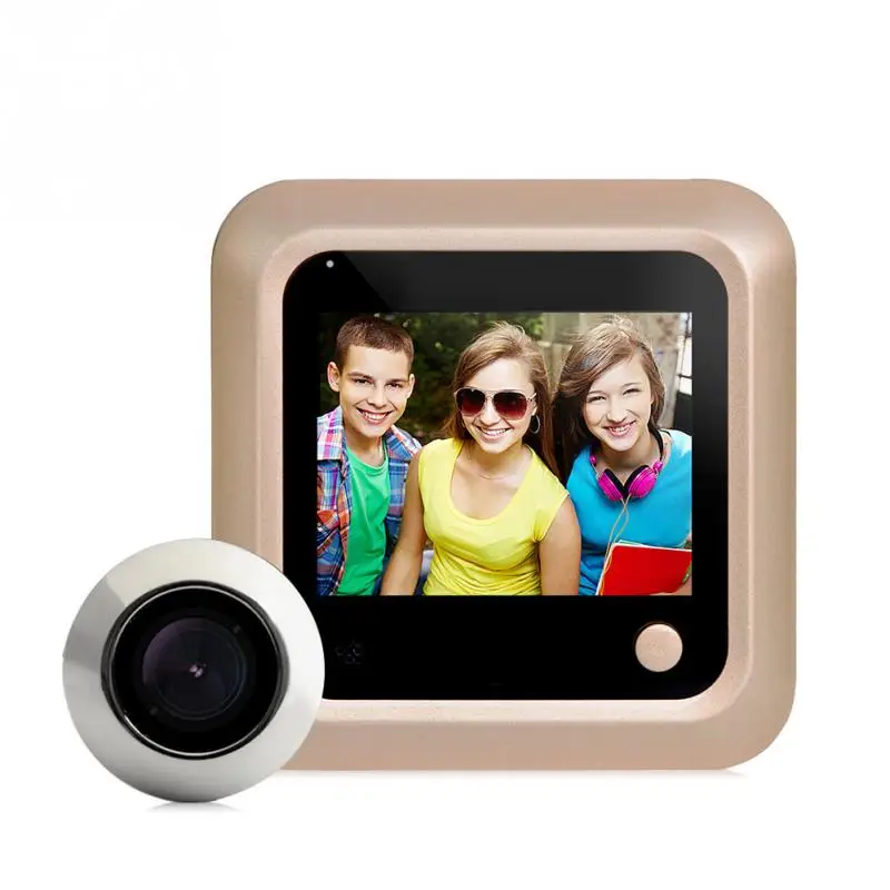 

2.4inch Zinc Alloy Smart Hidden Type Electronic Door Viewer Anti-burglary WIFI Visual Doorbell With 1.0MP High Definition Camera