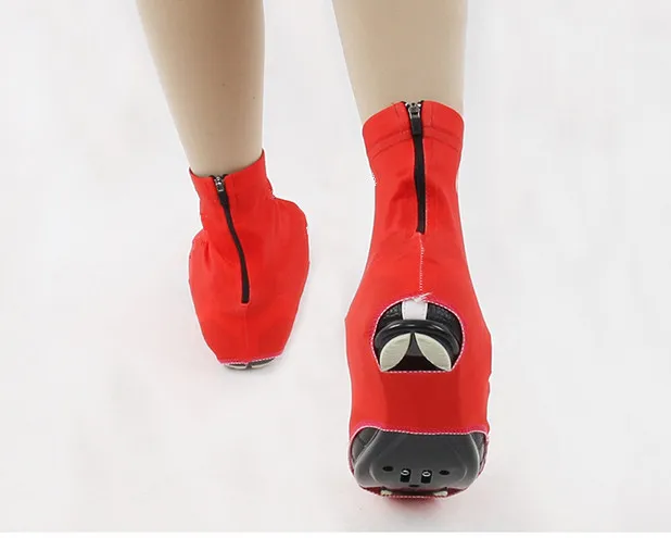 red shoe covers