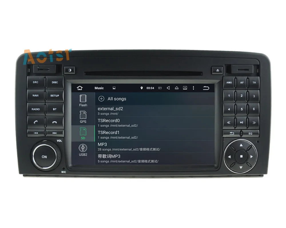 Excellent Android7.1 GPS Navigation Car Radio NoDVD Player Stereo For MERCEDES-BENZ M-klasse (W164) 2005-2011; GL-Klasse (X164) 2006-2012 3