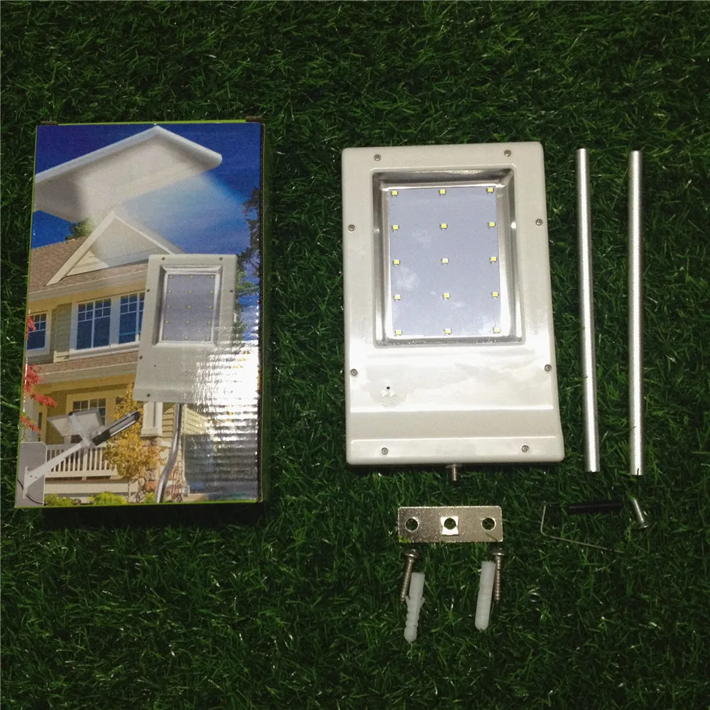 Дешевый 15 светодиодный уличный светильник на солнечной батарее, светильник на солнечной батарее, светильник с датчиком, уличный светильник, светильник для сада, настенный светильник, аварийный светильник