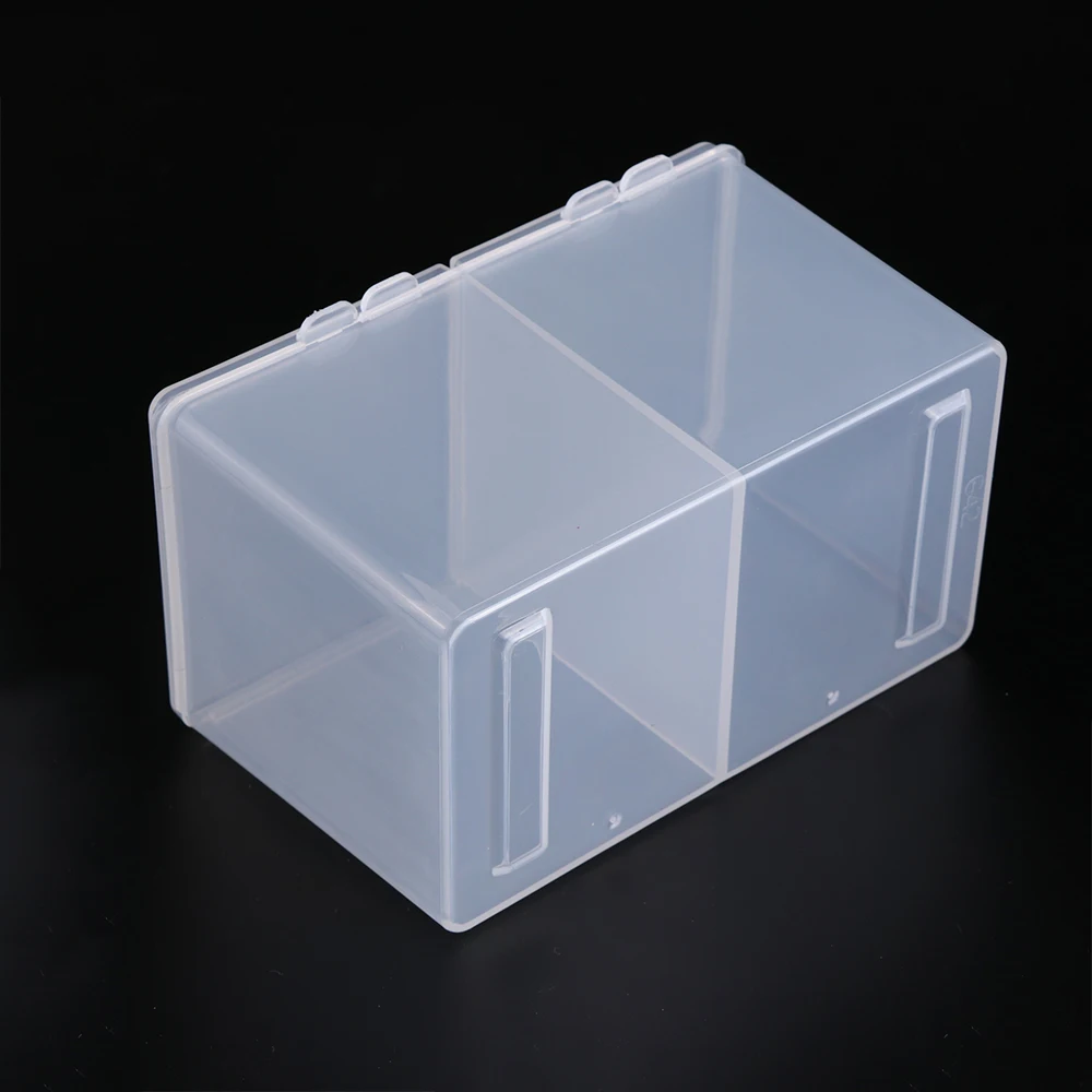 2 отделения для удаления хлопка контейнер для ватных дисков чехол для хранения Макияж дизайн ногтей коробка держатель ватным тампоном