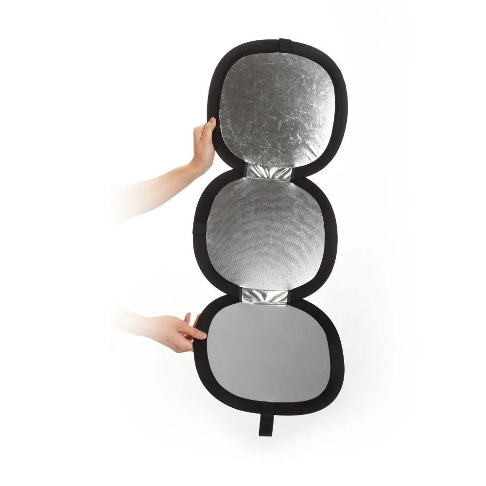 

37cm 3in1 board Reflector Collapsible white Black Gray Photography Reflector Photo Accessory For Photo Studio