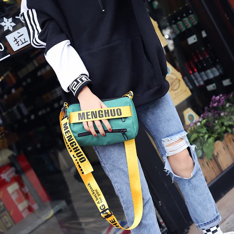 New 6 Colors Hot Ribbon Small Shoulder Crossbody Bags Designer Brand Ladies Clutch Hand Bags Nylon Leisure Women Messenger Bags (6)