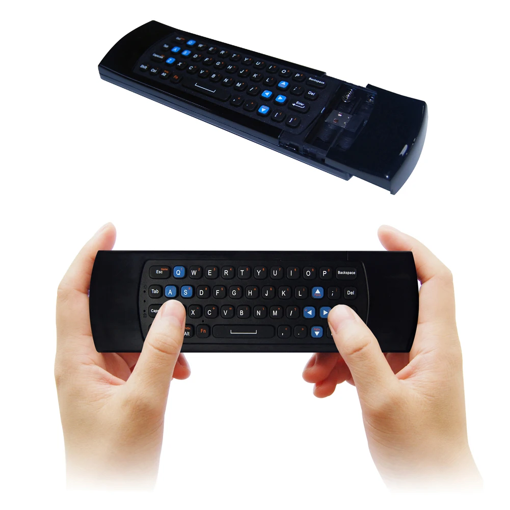 

2.4G Mini Wireless Air Mouse Keyboard with IR Remote Learning 3-Gyro+3-Gsensor for gaming/Smart TV/IPTV/TVBOX/XBOX 360