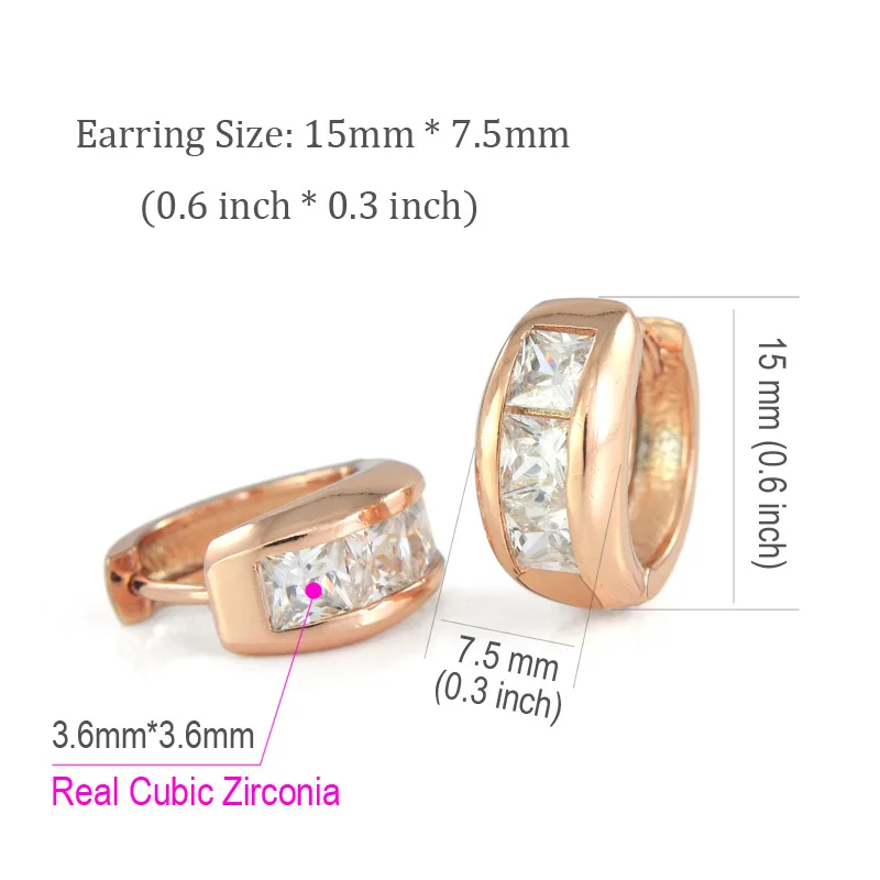 Серьги кольца женские маленькие золотистые с фианитами E1934|hoop earrings for women|fashion hoop