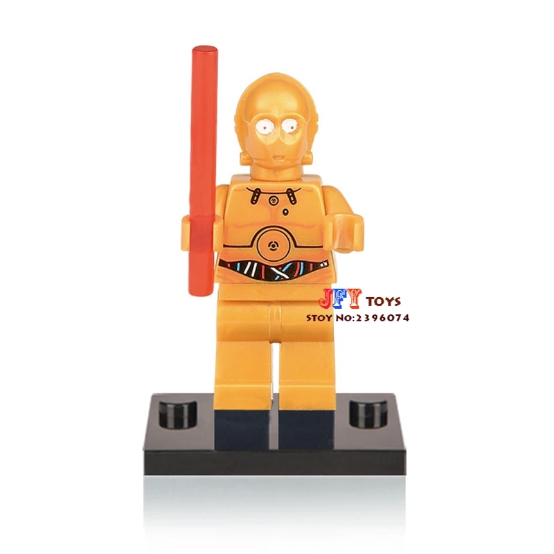 Игрушечные строительные блоки для детей с супергероями C-3PO | Игрушки и хобби