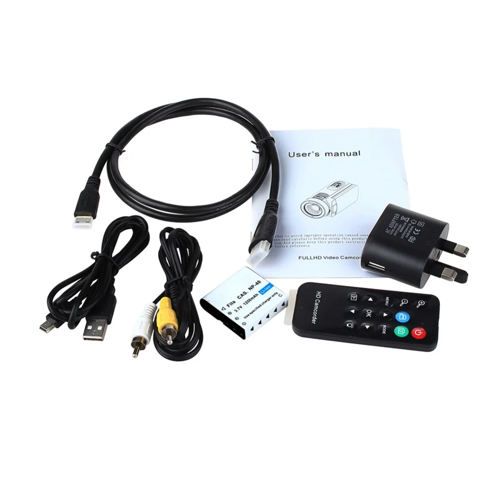 Hd видеокамера цифровая Full HD 1080P 24MP видео DV DVR 3 &quotTFT LCD 16X цифровой зум с поддержкой