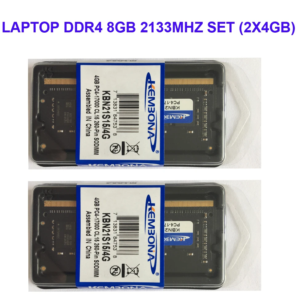 2PCS NB D4 4G 2133MHZ 1