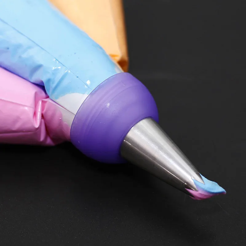 

3 Color Cake Decorating Tools Icing Piping Cake Cream Pastry Bag Nozzle Converter Bakeware Tool