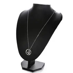 Ожерелье-чокер с надписью CARB для женщин и девочек, серебряная цепочка, ожерелье с сердечками, богемное ожерелье в стиле панк, подарок на