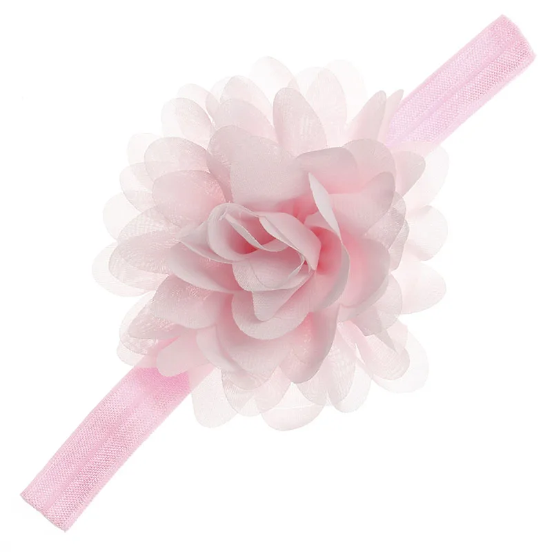 Lovely Newborn Baby Girls Chiffon Flower Headbands Toddler Headband Photography Props Infant Headband Hair Accessories crochet baby accessories Baby Accessories