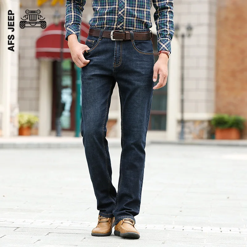 2017 Work Office Jeans Men Pants Long Men Fashion Casual High Quality ...