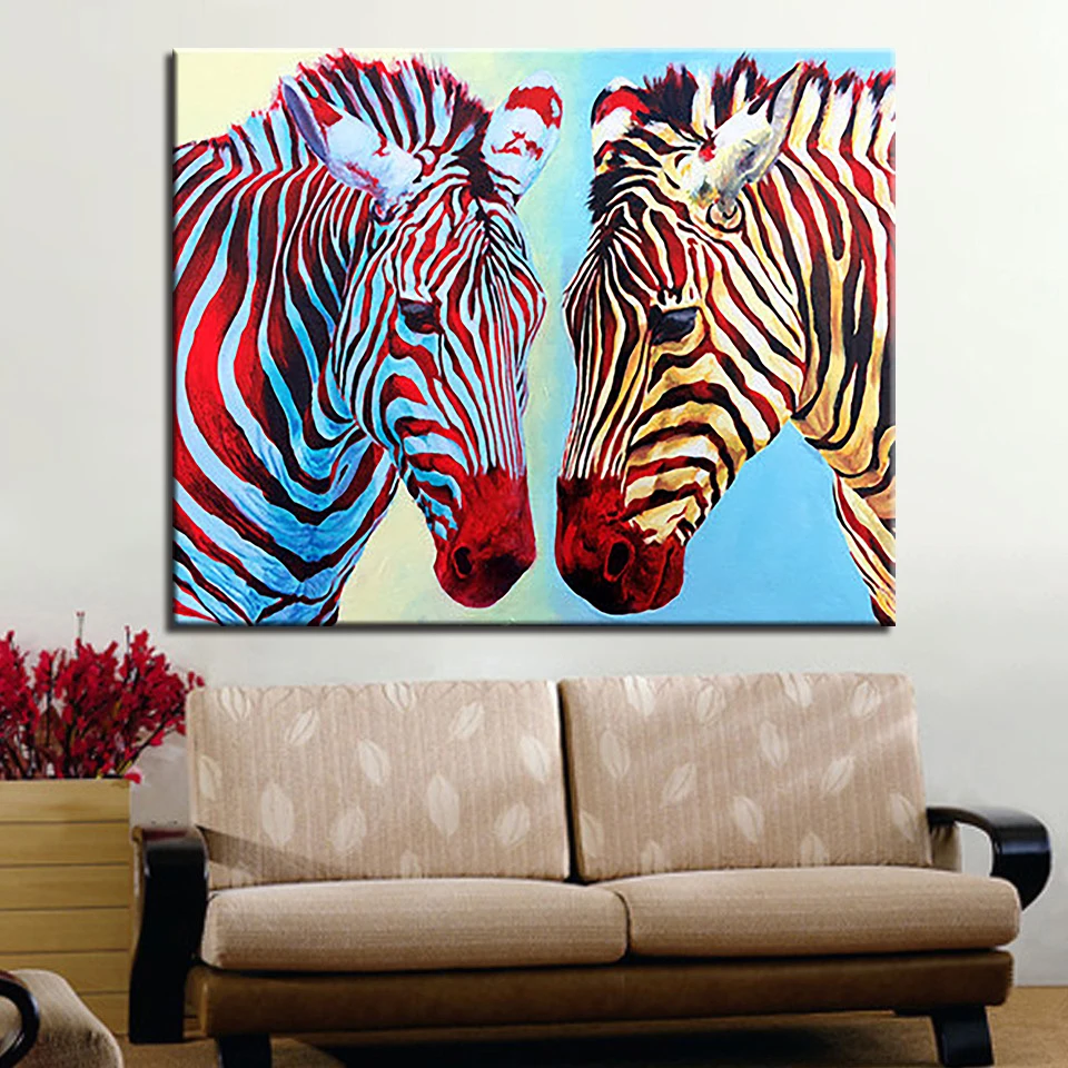 DIY наборы по номерам картина животное лошадь акриловая раскраска на холсте модные картины картина с изображением единорога для украшения дома рамка