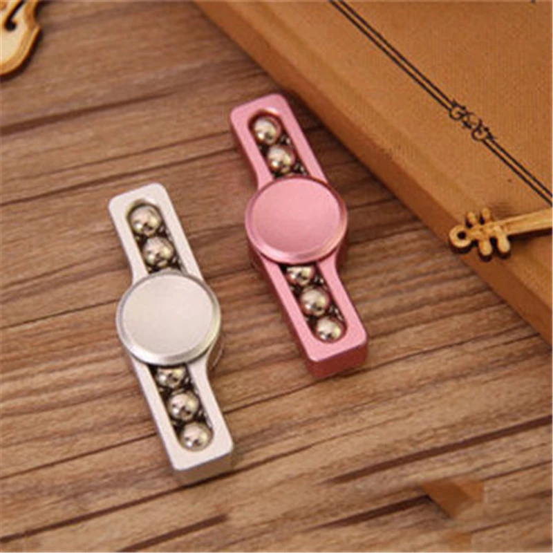 

6 beads EDC Hand Spinner Metal Ball Fidget Spinner HandSpinner Tri-Spinner Spinning Tops Anti Stress Finger Toys For Autism