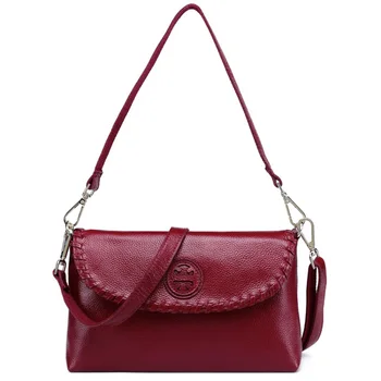 

2017 MIWIND Free Shipping Fashion Lady Shoulder Bag High Quality Genuine Leather Women Handbag Messenger Bag WUHF003