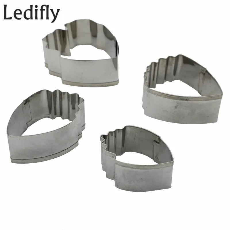 Ledifly 4 шт./компл. инструмент для украшения тортов пионов помадки|Формы тортов| |