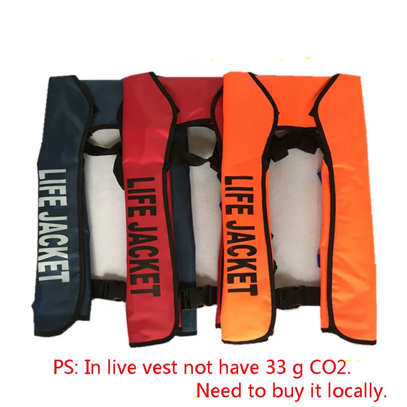 Manual Inflatable Life vest Women/man Life Jacket lifejackets Swimming