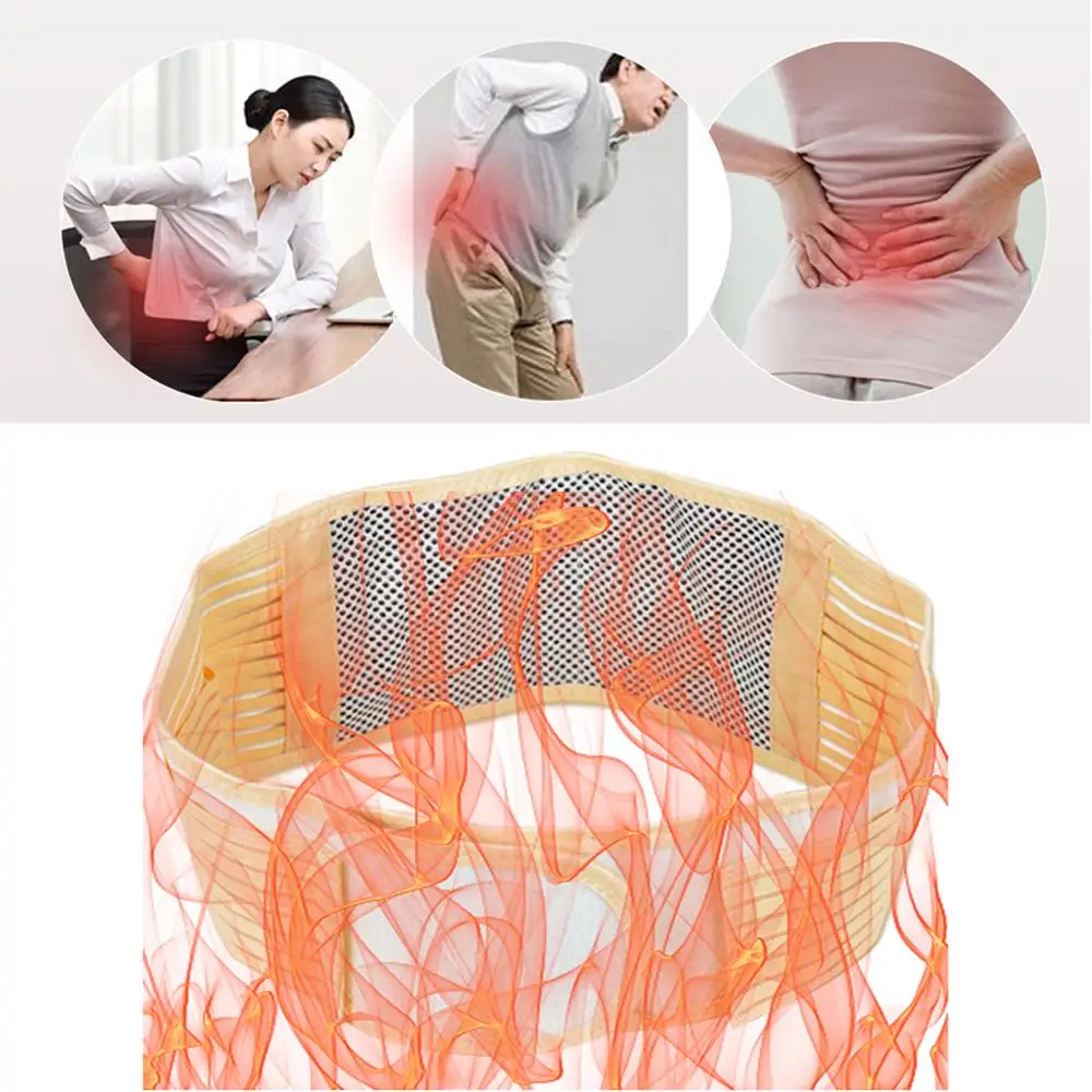 

12Pcs Self Heating Tourmaline Magnetic Therapy Massager Breathable Adjustable Belt Waist