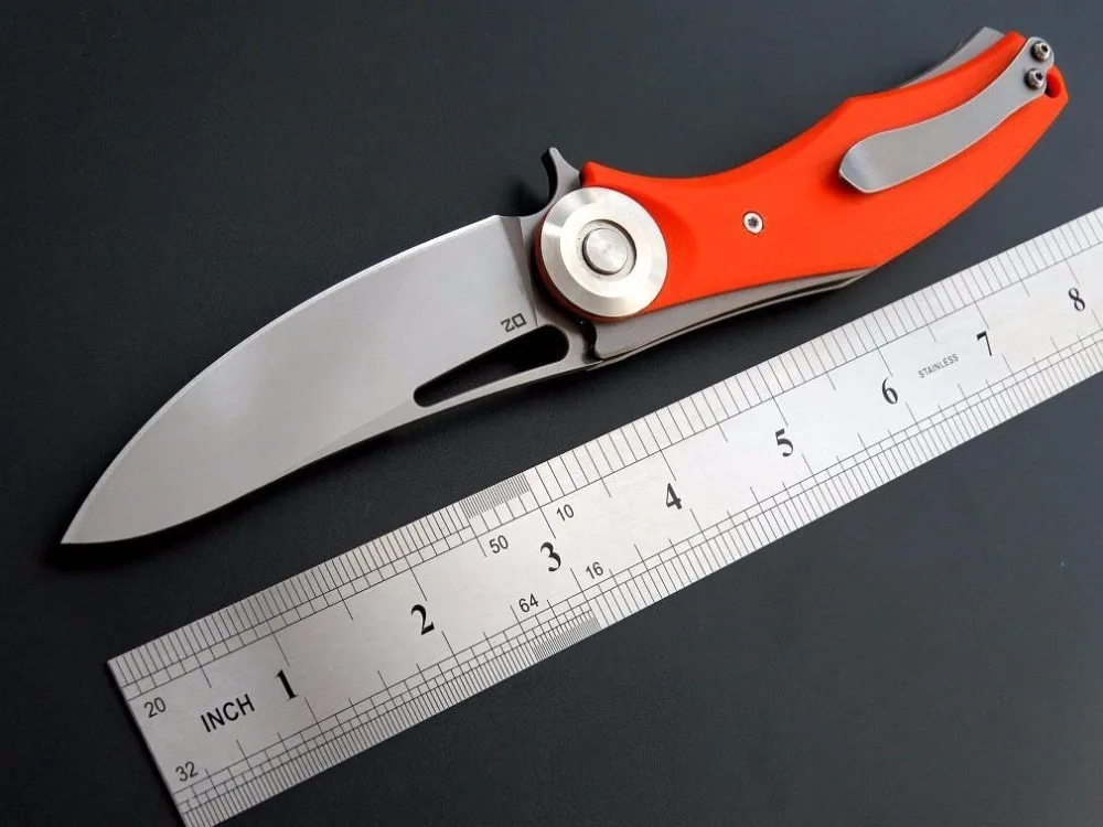 Новые инструменты для повседневного использования, складные ножи дикого кабана D2, лезвие с покрытием, титановая стальная ручка, Флиппер, походный тактический нож для выживания на открытом воздухе
