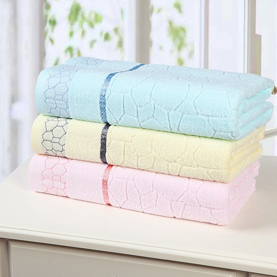 1pc China Large Bath Towels for Adults Designer Towels 70*140 Blue ...