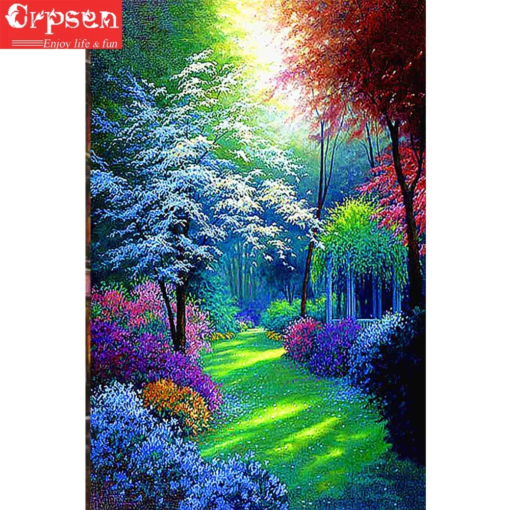 

Diamond Painting 5D DIY Embroidery Full Square The Forest Home Decoration Crafts&Sewing Needlework Wall Painting Arts