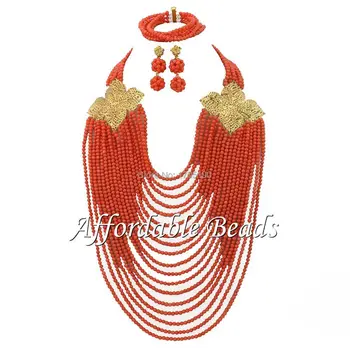 

New Arrival Beaded Nigerian Jewelry Nice African Beaded Jewelry ABW026