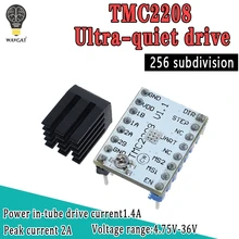 Tmc2208 motor deslizante stepstick mudo motorista silencioso excelente proteção para impressora 3d céu v1.3 compatível com a4988 drv8825