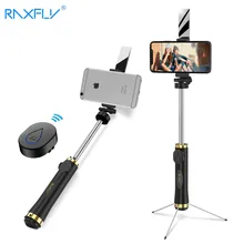 RAXFLY Mini Bluetooth font b Selfie b font font b Stick b font Foldable Tripod Mirror