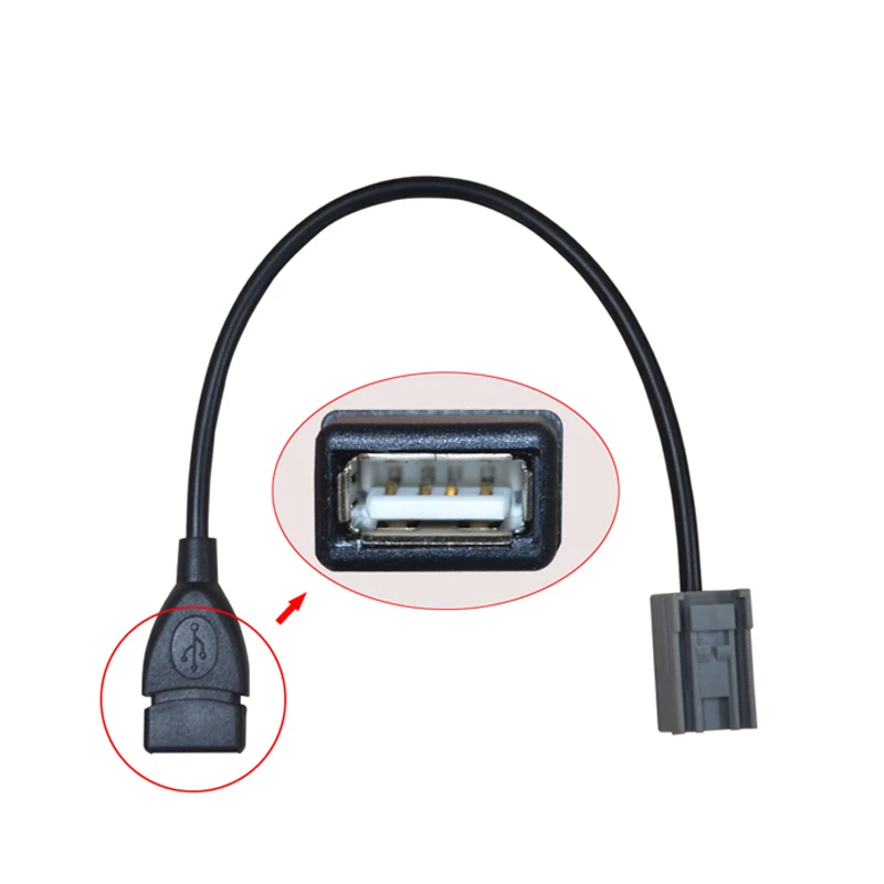 USB AUX MP3 аудио вход кабель для Honda CRV Accord Civic Jazz соединительный кабель|input cable|audio input