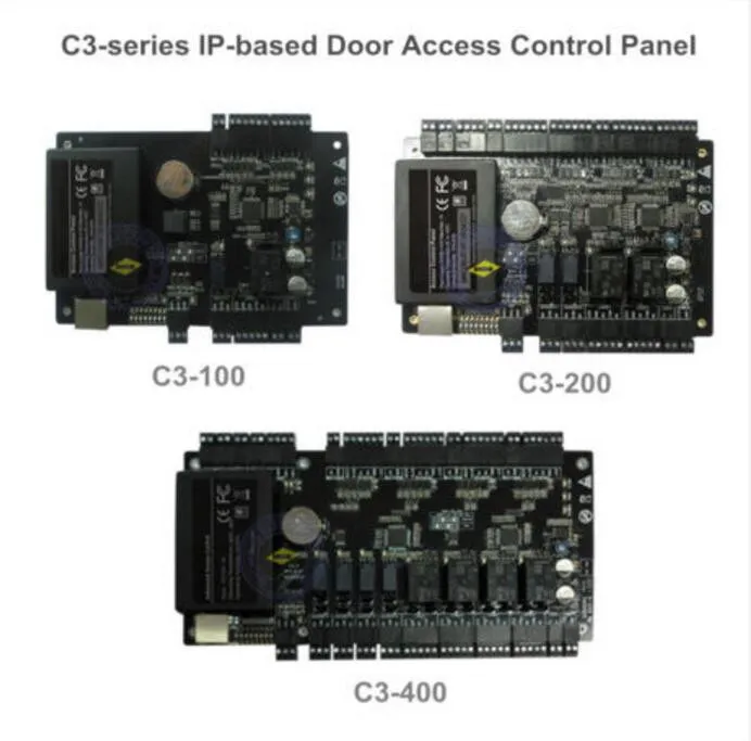 

Intelligent C3-100 RS485, TCP/IP one-door two-way access control panel C3-100 access controller wiegand access control board