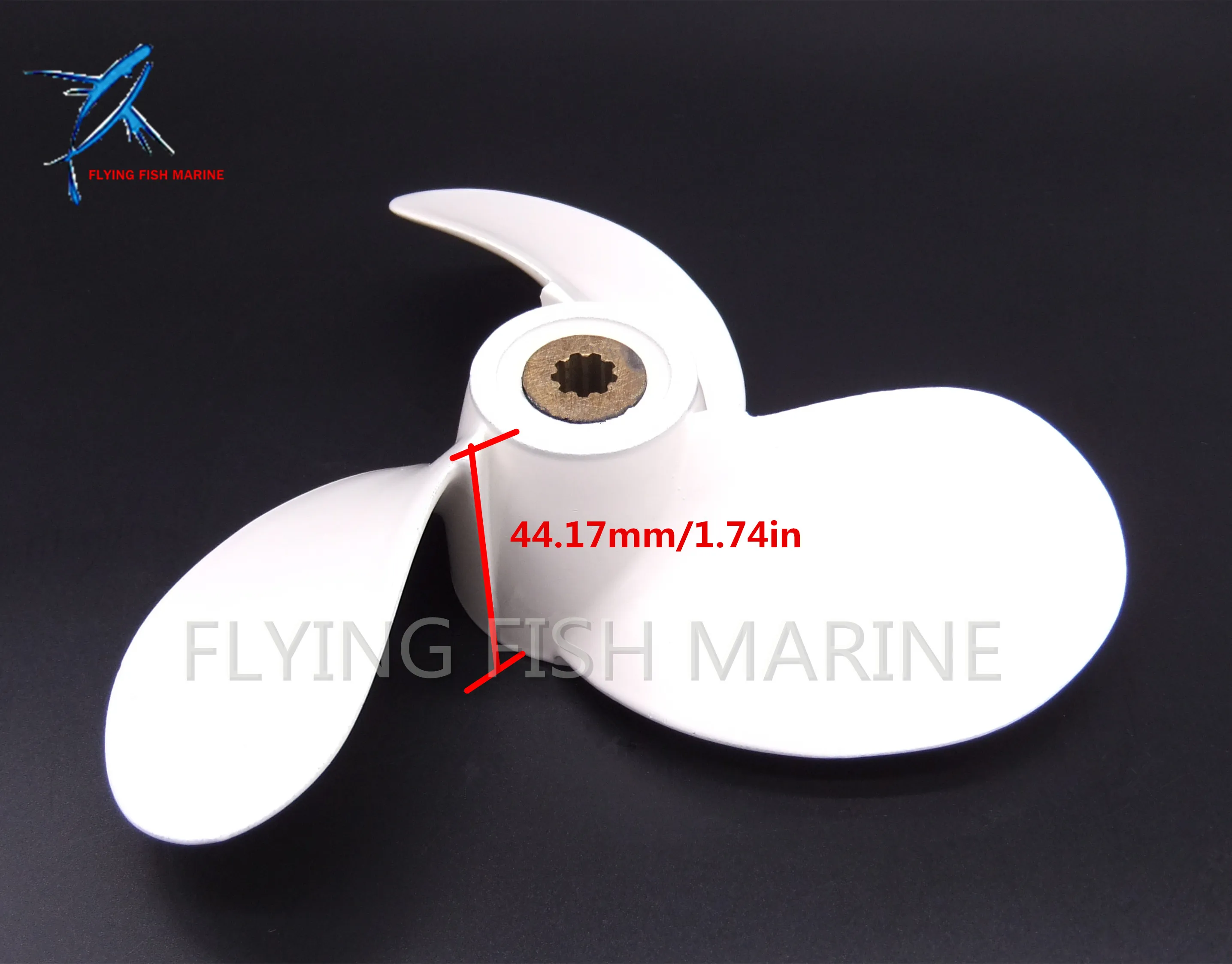 F2.6 03010000 Boat Motor Propeller for Parsun HDX Makara Outboard F2.6 2.6HP Outboard 7 1/4x6 BS