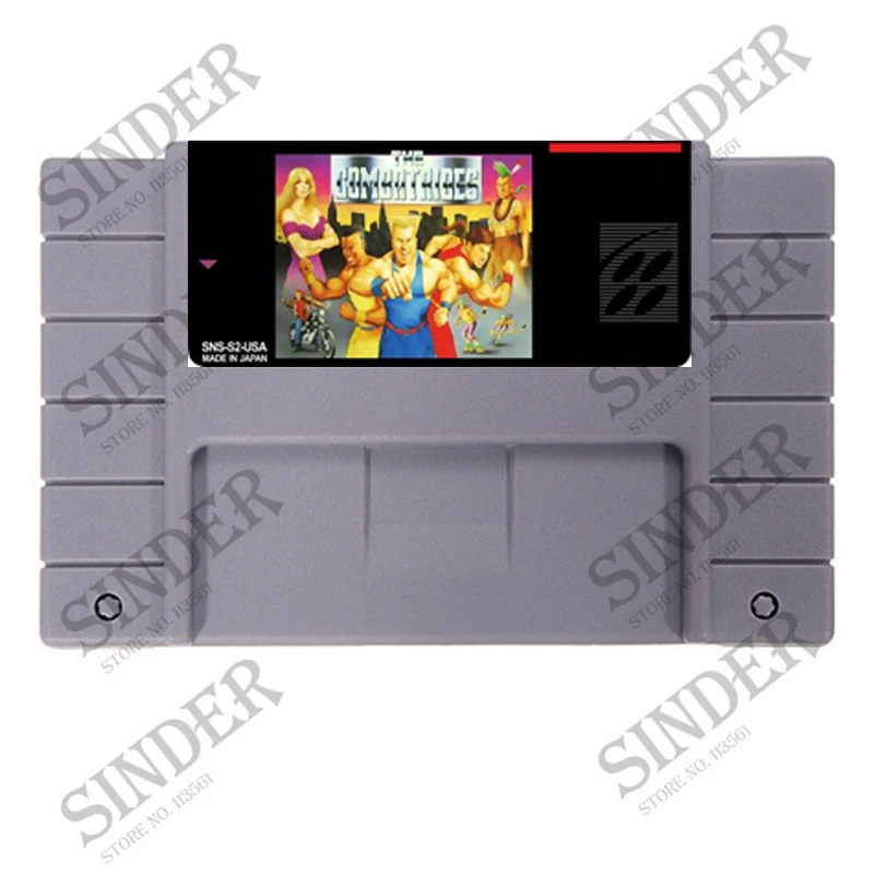 

The Combatribes Good Quality 16 bit Big Gray Game Card For NTSC Game Player