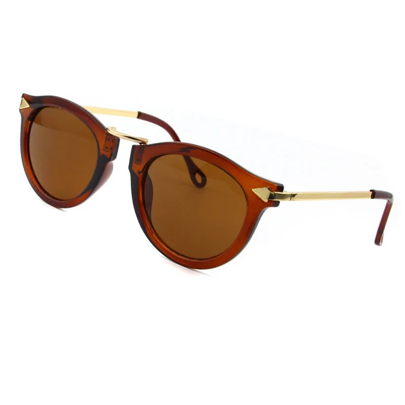 Brown Frame ETHAN Новые Ретро Винтажные Солнцезащитные очки женские брендовые дизайнерские женские солнцезащитные очки 4 Цвета UV400 горячая распродажа - Цвет линз: Brown Frame