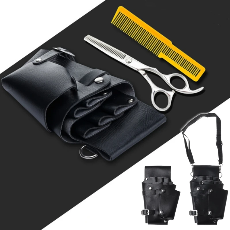 Salon Barber Hair Scissor Bag Hairdressing Holster Pouch Holder Case Bags Tool