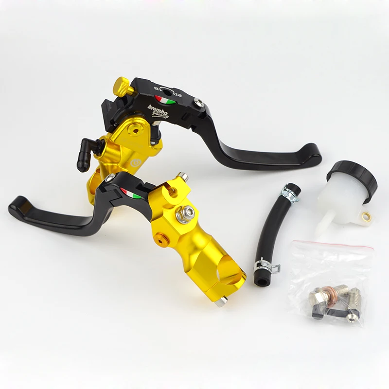 1 Pair BREMBO Hydraulic Brake and Pulling Line Cable Clutch Master