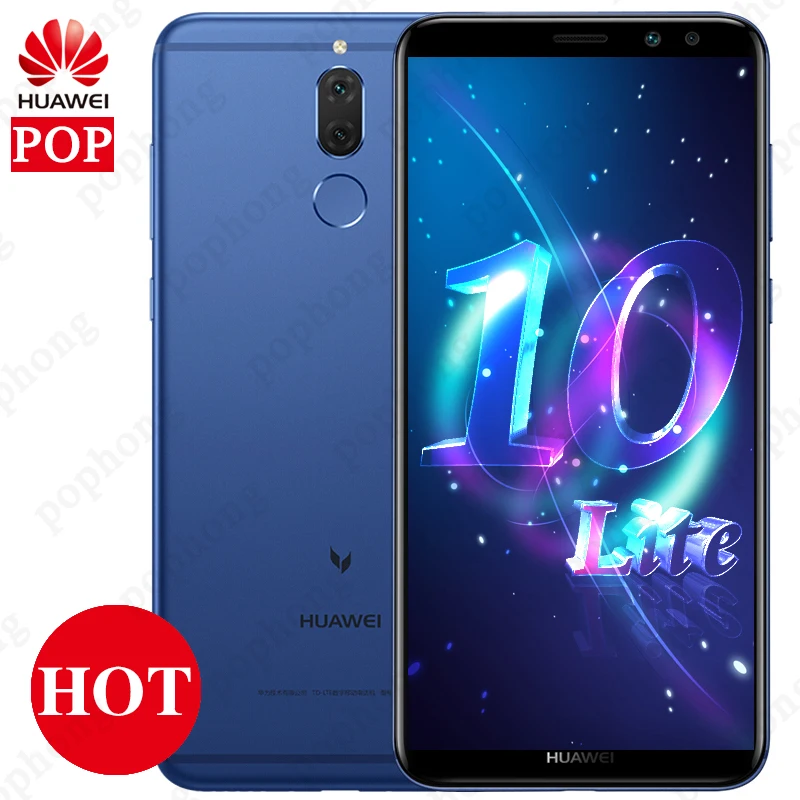 Huawei mate 10 Lite с глобальной прошивкой 4 ГБ 64 полный экран обновление OTA nova 2i мобильный