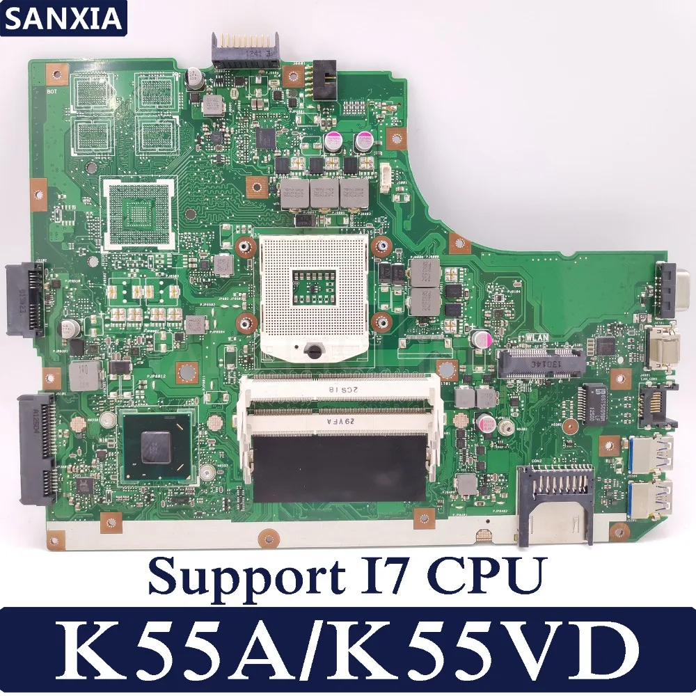 Материнская плата KEFU K55VD для ноутбука ASUS K55A A55V K55V K55 оригинальная тестовая